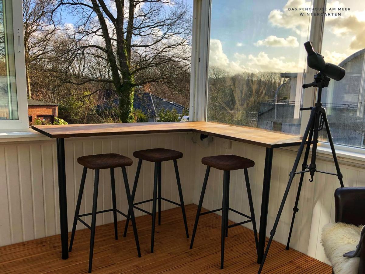 Das Penthouse Am Meer - Logenplatz An Der Foerde - Glücksburg Kültér fotó