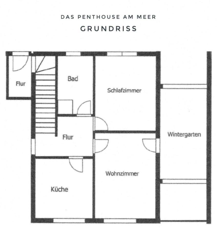 Das Penthouse Am Meer - Logenplatz An Der Foerde - Glücksburg Kültér fotó