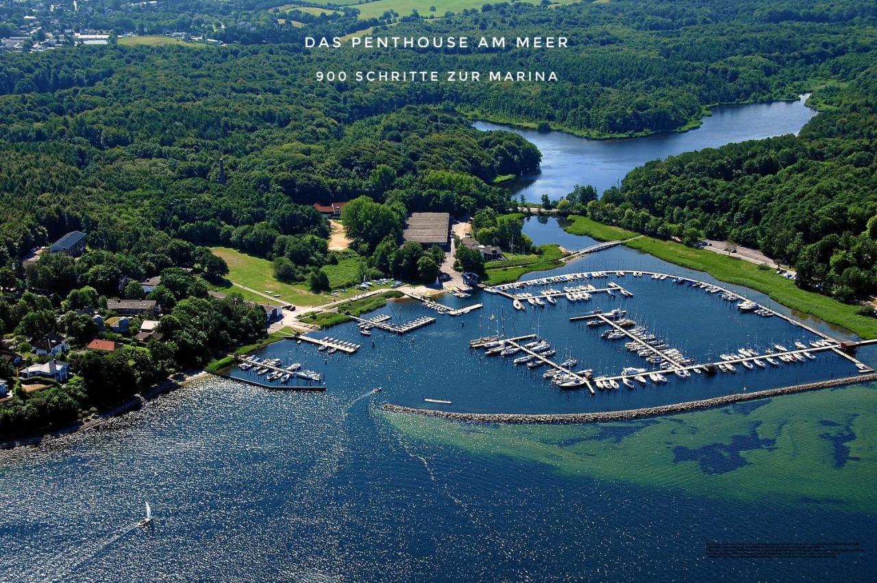 Das Penthouse Am Meer - Logenplatz An Der Foerde - Glücksburg Kültér fotó
