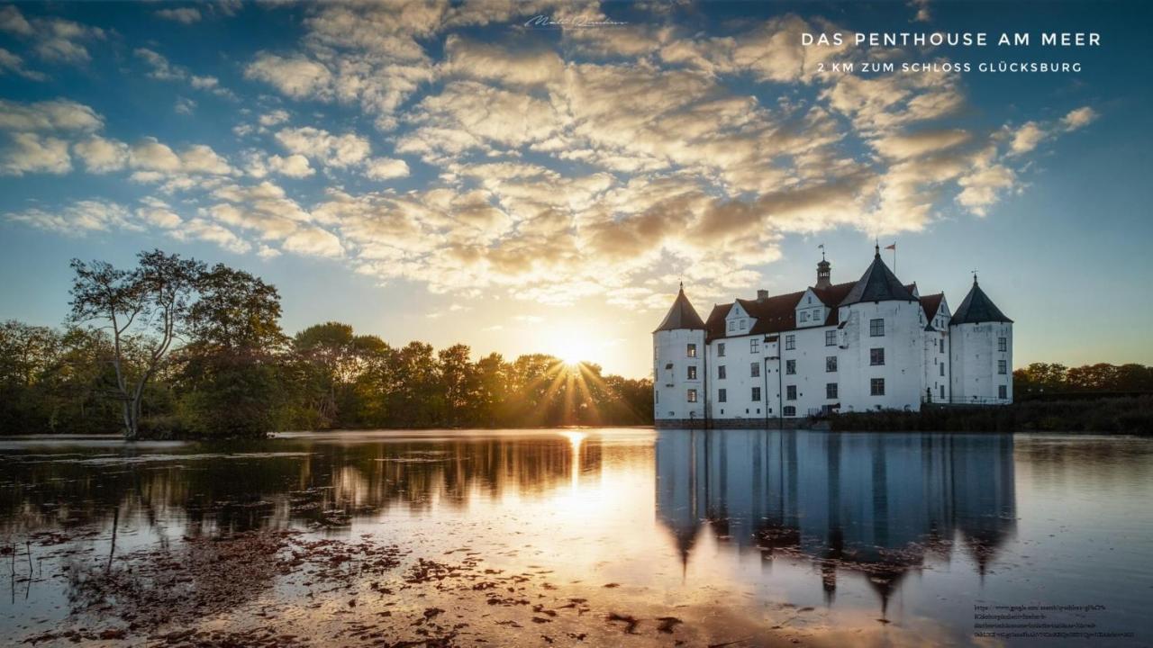 Das Penthouse Am Meer - Logenplatz An Der Foerde - Glücksburg Kültér fotó